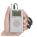 オーム電機 DSPポケットラジオ AM/FMステレオ 1台