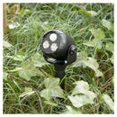 オーム電機 LED 土にさして使うセンサーライト 電池式 昼白色