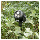 オーム電機 LED 土にさして使うセンサーライト 電池式 昼白色