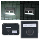 オーム電機 LEDセンサーウォールライト ソーラー 400ルーメン 1個