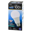 オーム電機 LED電球 E26 100形相当 昼光色 1個
