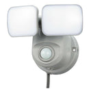 オーム電機 LEDセンサーライト 人感明暗コンセント式