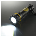 オーム電機 LEDラバーライト 耐衝撃 IPX4 120ルーメン 電池付属 1個