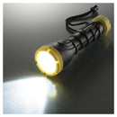 オーム電機 LEDラバーライト 耐衝撃 IPX4 190ルーメン 電池付属 1個