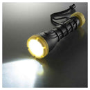 オーム電機 LEDラバーライト 耐衝撃 IPX4 190ルーメン 電池付属 1個