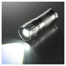 オーム電機 防水LEDズームライト スパークルド 800ルーメン