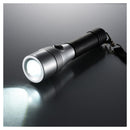 オーム電機 LEDライト 50lm ブラック