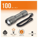 オーム電機 LEDズームライト 100ルーメン 1個