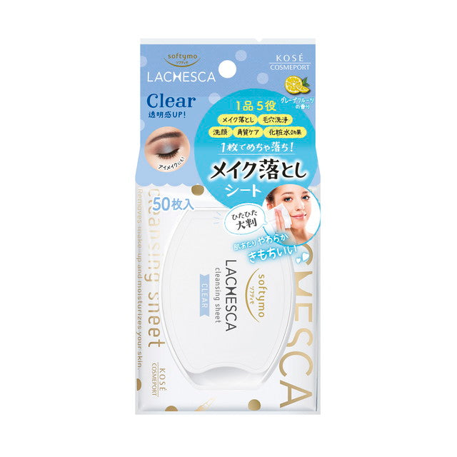 ソフティモ ラチェスカ 水クレンジングシート クリア 50枚入 ソフティモ ラチェスカ 水クレンジングシート クリア 50枚入