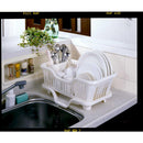 サンコープラスチック 皿立て水切りかご 流 No.3 縦型 スリム 1個