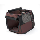 たためるドライブペットケージ M ブラウン メーカー直送 ▼返品・キャンセル不可【他商品との同時購入不可】