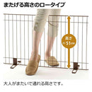 スタンド簡易ペットゲート 90 ブラウン メーカー直送▼返品・キャンセル不可【他商品との同時購入不可】