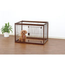 木製ペットサークル 90-60 ダークブラウン メーカー直送▼返品・キャンセル不可【他商品との同時購入不可】