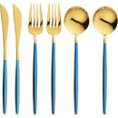 ポルト デザート6本セット(金メッキ) メーカー直送 ▼返品・キャンセル不可【他商品との同時購入不可】