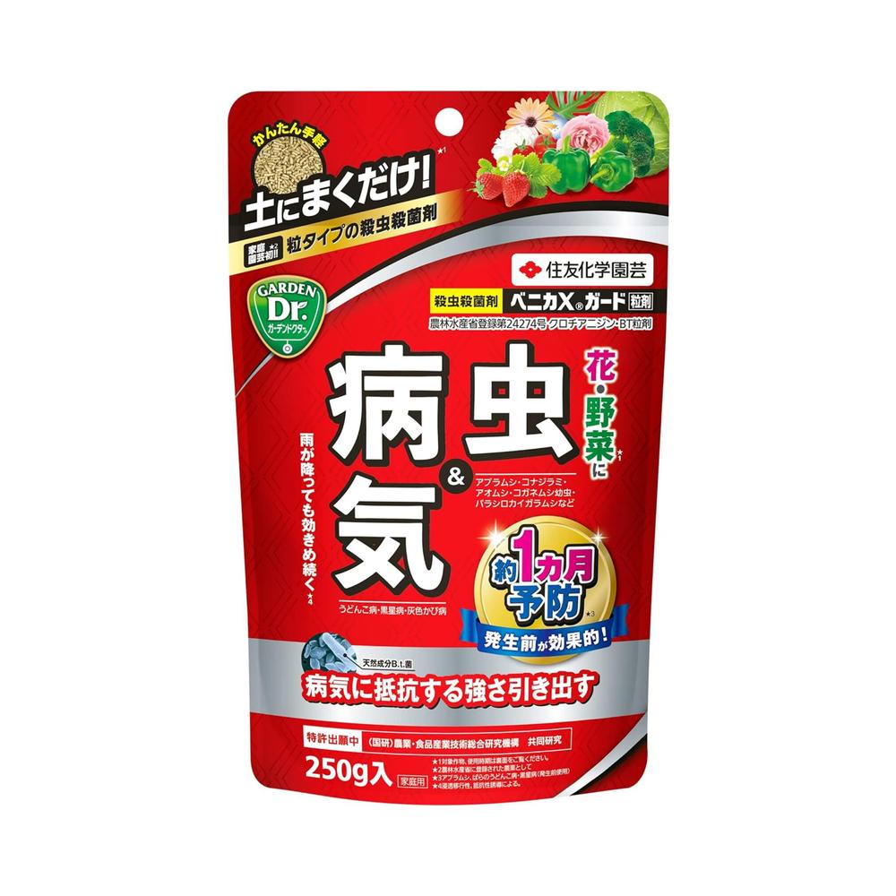 農薬】住友化学園芸 ベニカXガード 粒剤 250g