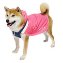 スポーティーレインウェアアーバンスタイル5号 ピンク×ネイビー メーカー直送 ▼返品・キャンセル不可【他商品との同時購入不可】