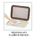 薄型しつけるトレーS ブラウン メーカー直送▼返品・キャンセル不可【他商品との同時購入不可】