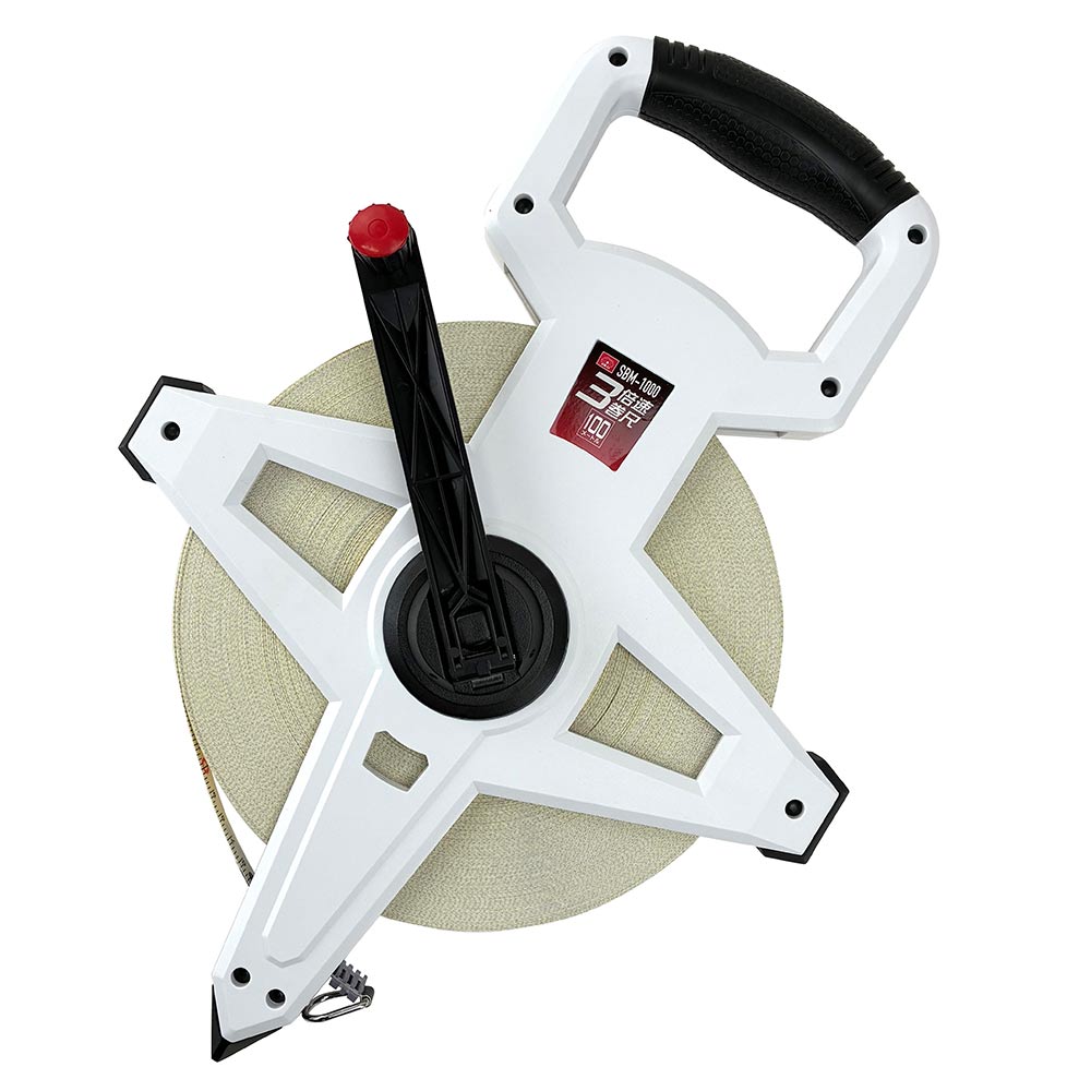 3倍速巻尺 100m SBM-1000 【直送品】 返品・キャンセル・他商品と同時