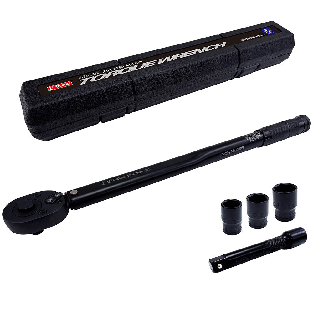 プレセット型トルクレンチ NTR4-200BK 【直送品】 返品・キャンセル