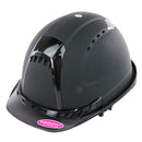 マット塗装ヘルメット黒 NO.391F-S-C メーカー直送 ▼返品・キャンセル不可【他商品との同時購入不可】