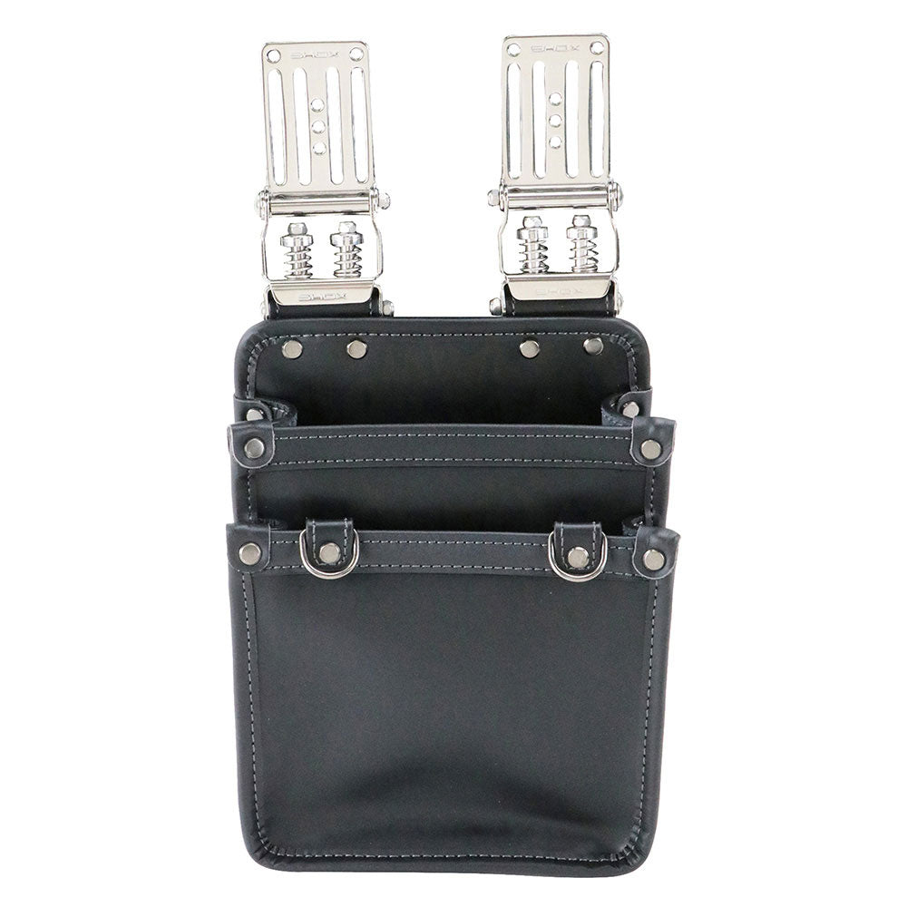 薄型腰袋2段 M SHX-17 【直送品】 返品・キャンセル・他商品と同時購入