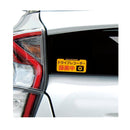 槌屋ヤック ドラレコステッカーリフレクター SF27