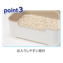 デオフリー 猫用システムトイレセット メーカー直送▼返品・キャンセル不可【他商品との同時購入不可】