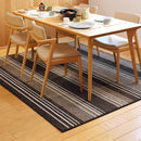 撥水機能付きダイニングラグ マージ 180×220cm ブラウン メーカー直送▼返品・キャンセル不可【他商品と同時購入不可】