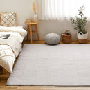 綿100%イブルラグマット デコール  グレー190×240  メーカー直送▼返品・キャンセル不可【他商品との同時購入不可】