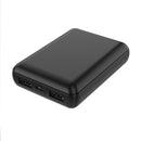 HIDISC 小型軽量世界最小クラス 高性能ICチップ搭載 10000mAh モバイルバッテリー ブラック