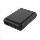 HIDISC 小型軽量世界最小クラス 高性能ICチップ搭載 10000mAh モバイルバッテリー ブラック