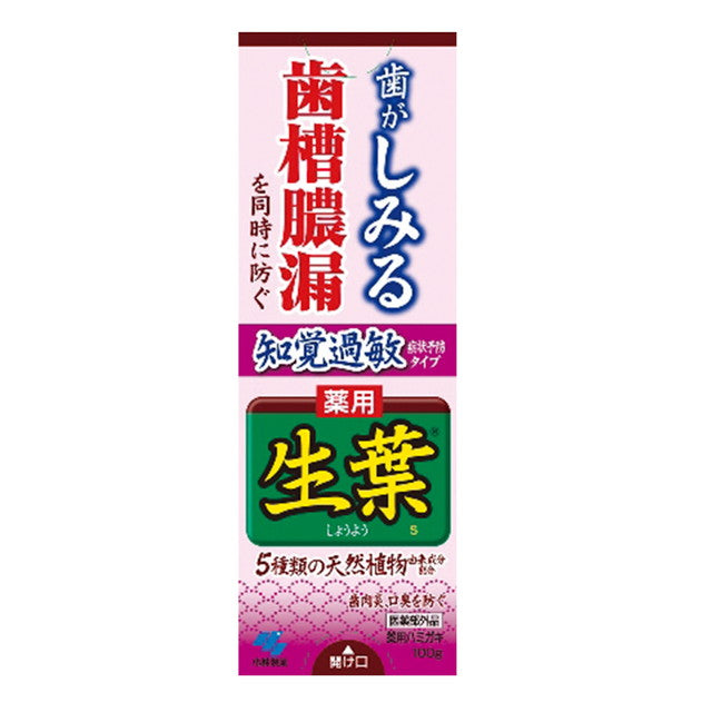 医薬部外品】小林製薬 生葉 知覚過敏症状予防タイプ 100g