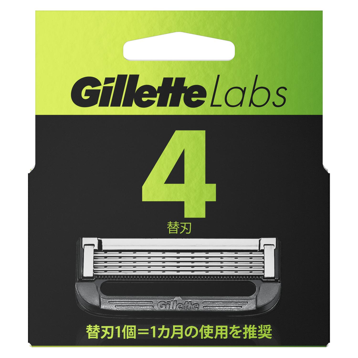 P＆Gジレット gillette Labs 角質除去バー搭載 髭剃り カミソリ 男性