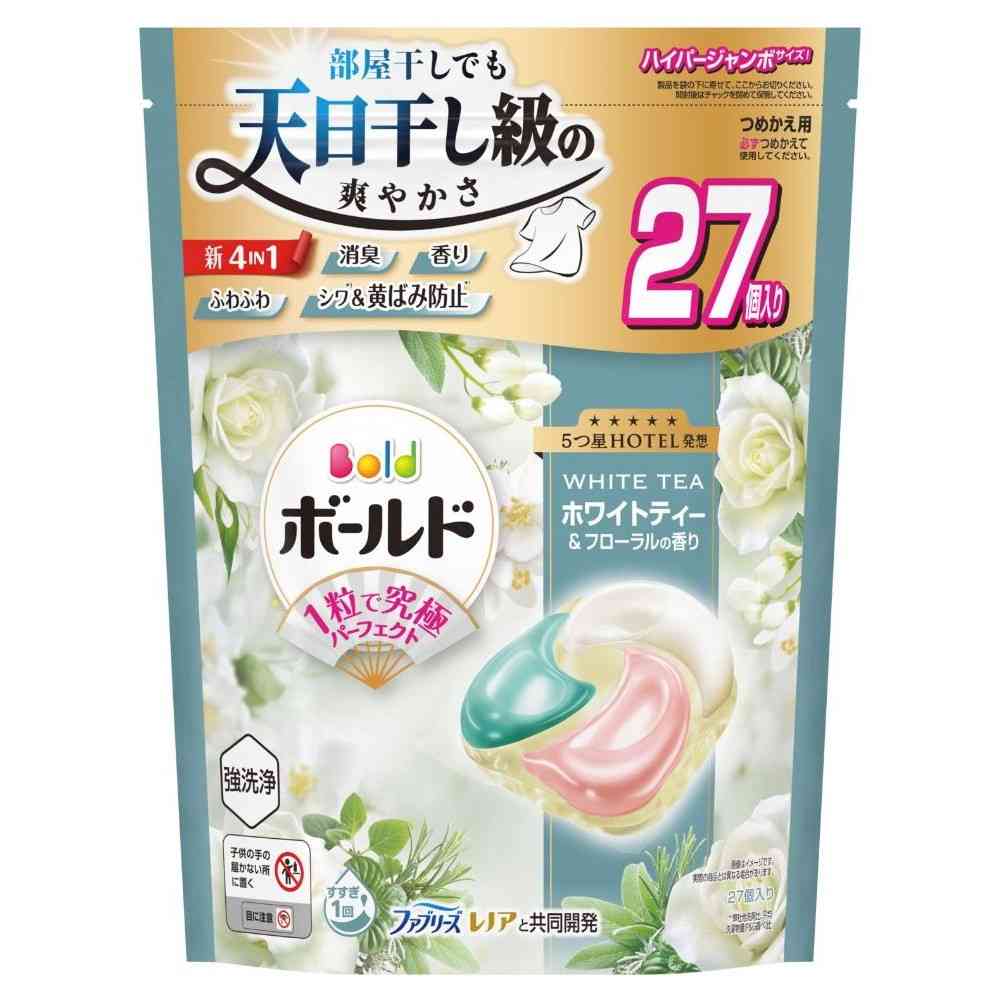 P＆G ボールド ジェルボール4D 心弾けるホワイトティー＆フローラル 詰