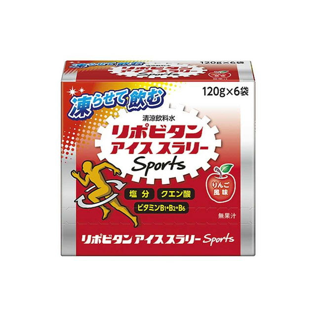 大正製薬 リポビタンアイススラリー Sports 100個 ◇大正製薬 リポビタンアイススラリー Sports りんご風味120g×6個