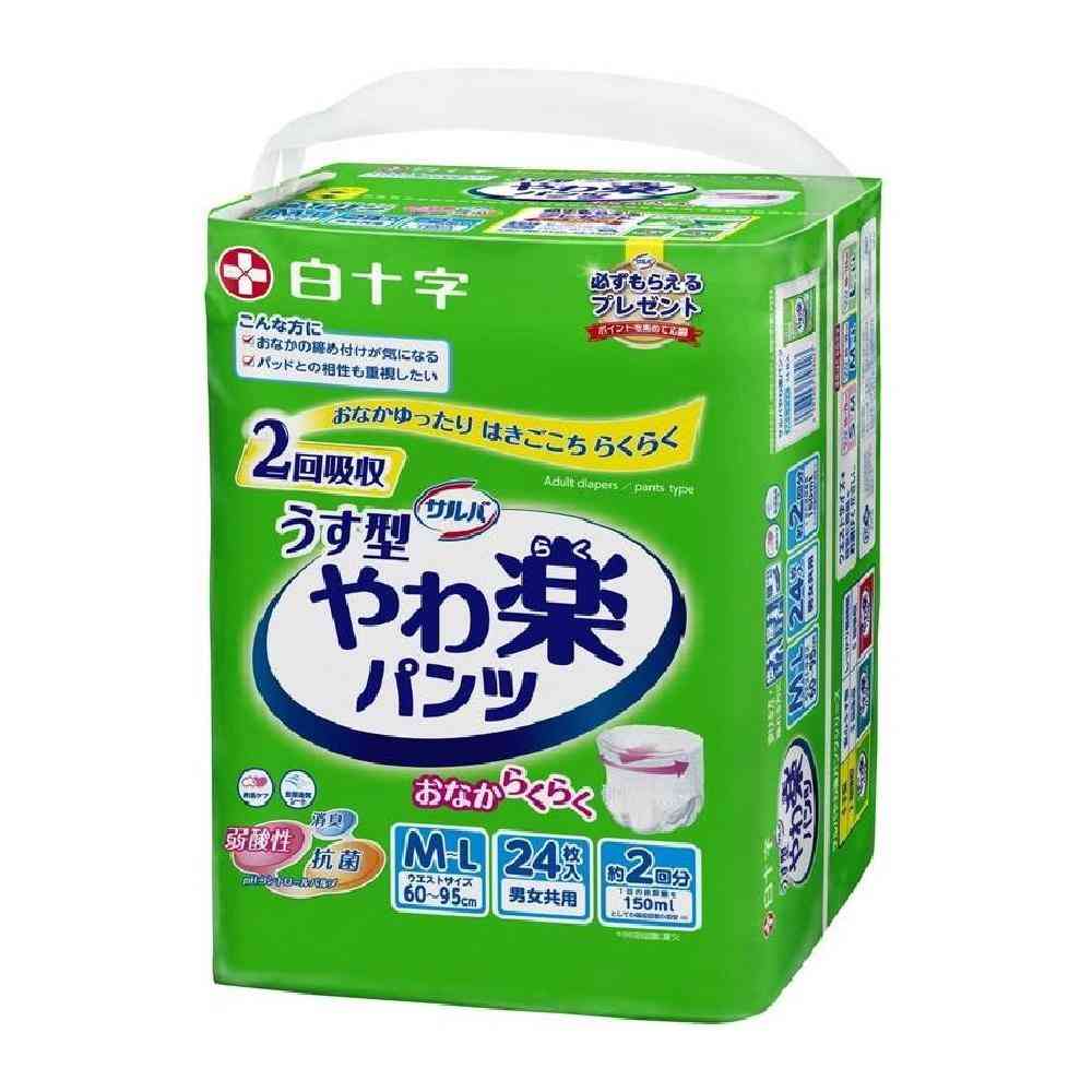 サルバ やわ楽パンツ M?Lサイズ24枚