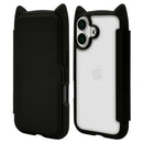 テレホンリース iPhone16 ケース カバー ブラック