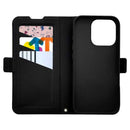 テレホンリース iPhone16Pro 手帳型カバー MagSafe対応 ワイヤレス充電対応 ブラック