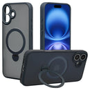 テレホンリース iPhone16Plus MagSafe対応 MIL規格 TPU フロストネイビー