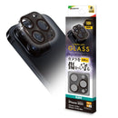 テレホンリース iPhone16Pro 16ProMax カメラレンズ保護ガラス アルミフレーム ブラック