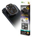 テレホンリース iPhone16Pro 16ProMax カメラレンズ保護ガラス アルミフレーム ブラック