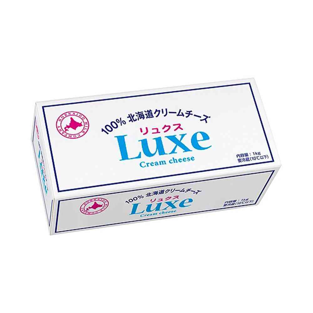 新品未使用　ショウキセンクリーム　4箱 ◇[冷蔵] 北海道乳業 Luxe 100％北海道産クリームチーズ1kg×4箱1kg×4箱