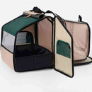 ペット用折り畳み式ハウス型トラベルリュック メーカー直送 ▼返品・キャンセル不可【他商品との同時購入不可】