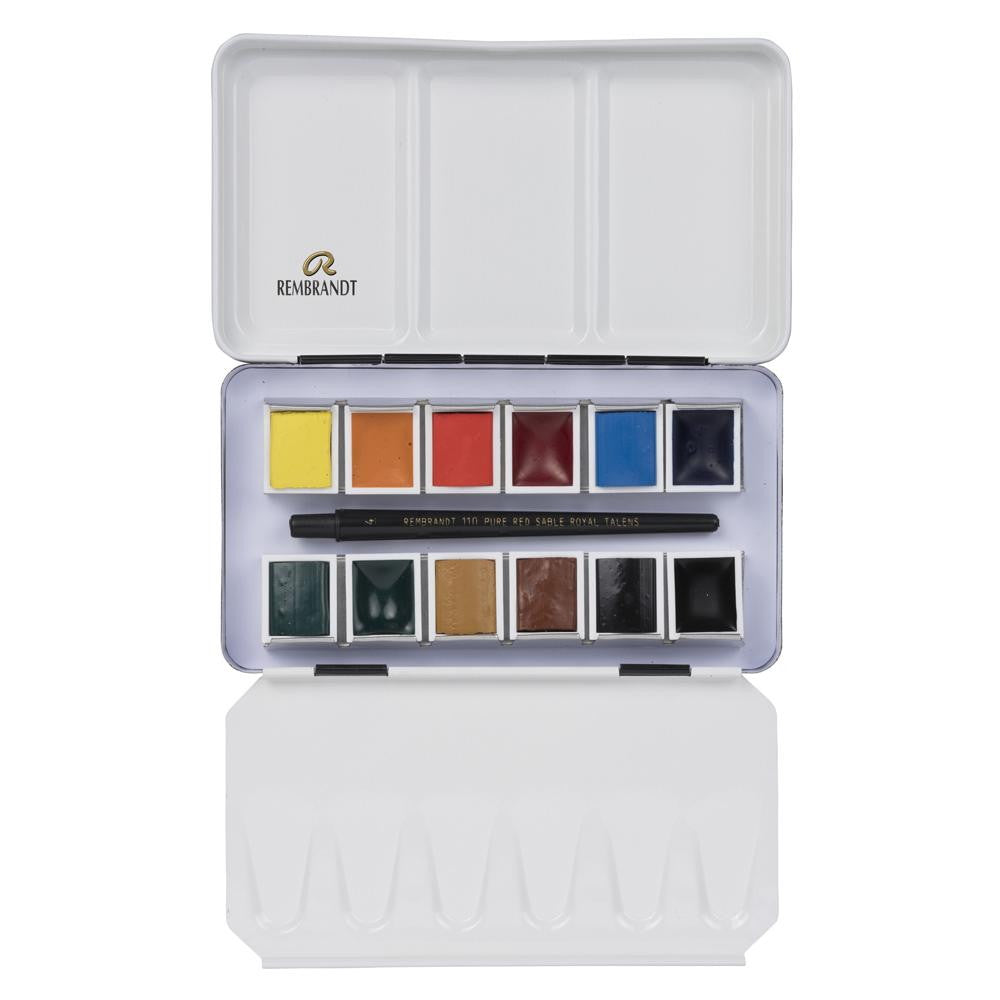 レンブラント固形水彩絵具 モノピグメント12色セット 【直送品】 返品