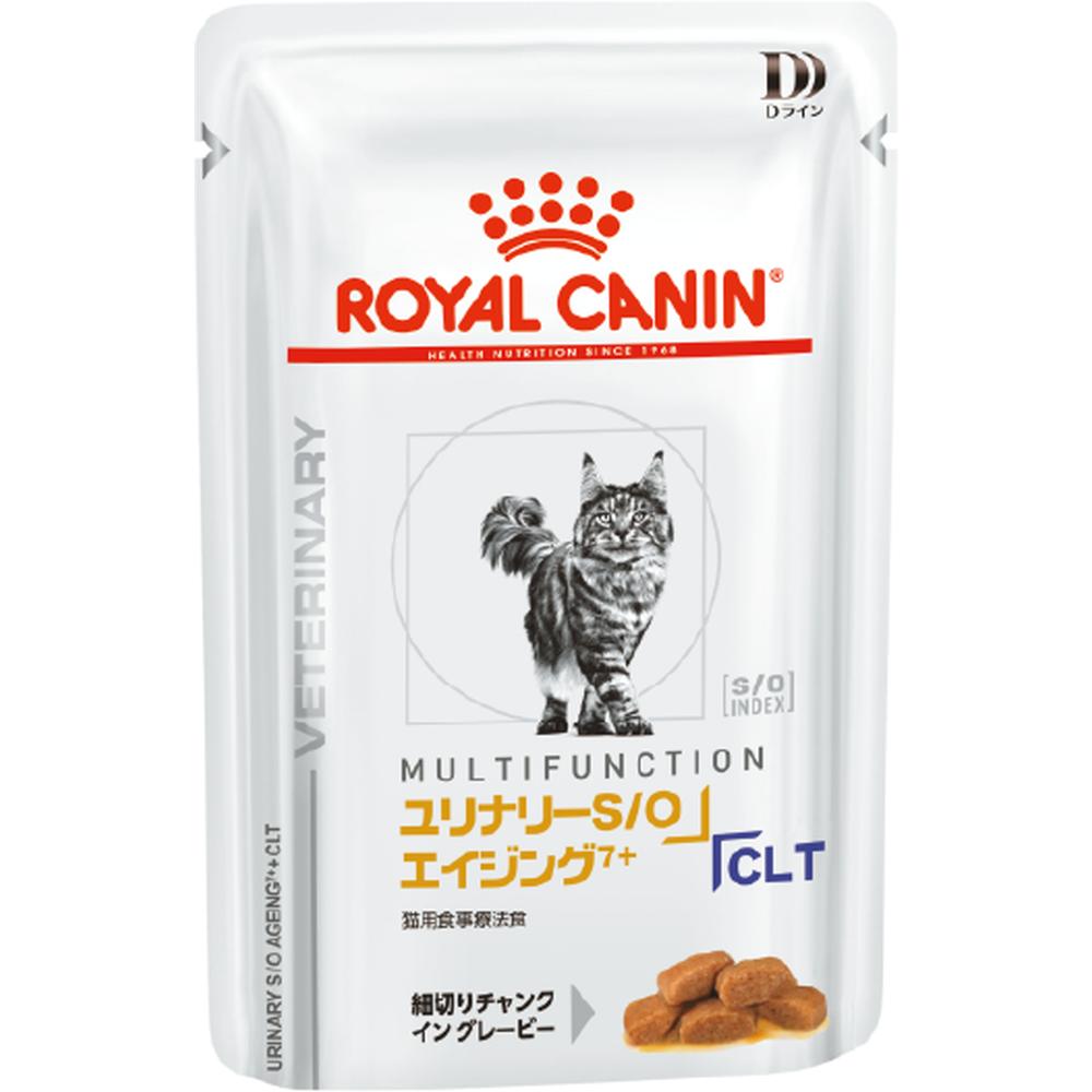 猫 ユリナリーs/oパウチ 猫用 ユリナリーS/O + エイジング7+ + CLT パウチ 85g×12