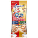 ユニチャーム 銀のスプーンパウチ 2種のアソート まぐろ/まぐろ・かつおにかつお節入り60g×4個