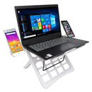 折り畳み ノートPCスタンド マルチタイプ ホワイト