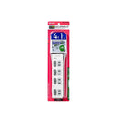 ELPA LEDランプスイッチ付タップ 4個口 1M