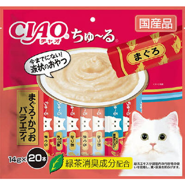 CIAOちゅ〜る 20本 まぐろ・かつおバラエティ CIAOちゅ〜る 20本 まぐろ・かつおバラエティ