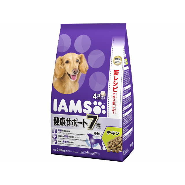 ID231 アイムス 7歳以上用 健康サポート チキン 小粒 2.6kg | サン